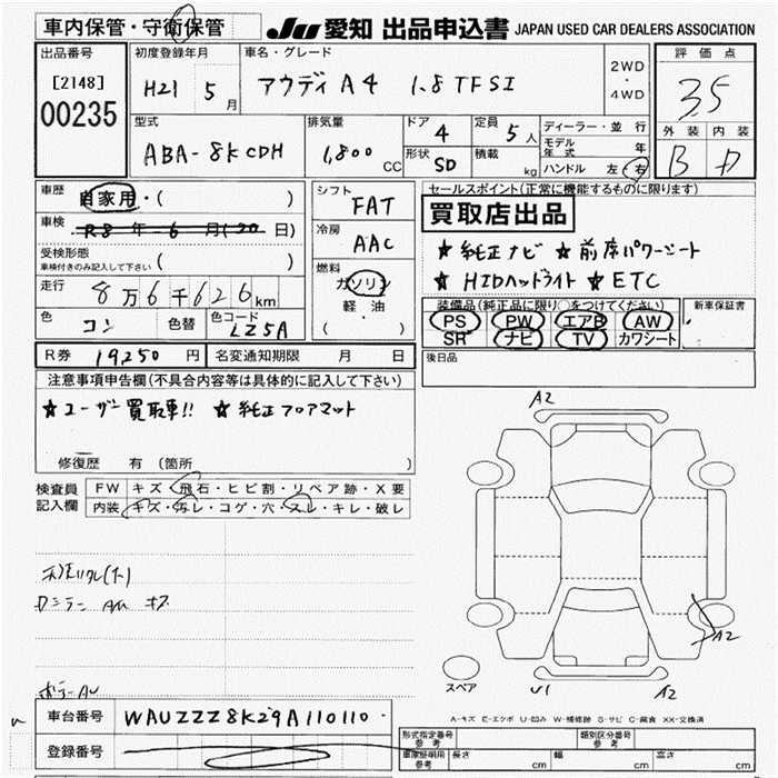 Аукционный лист