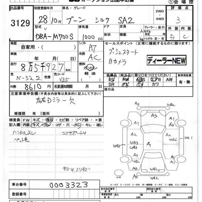 Аукционный лист