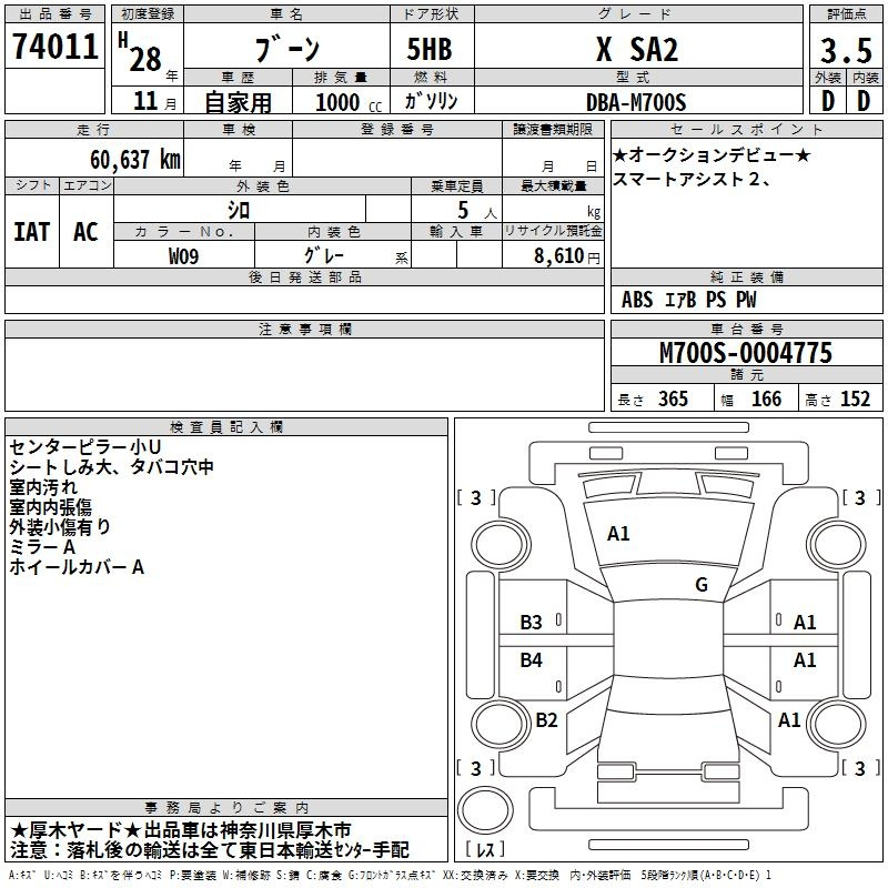 Аукционный лист