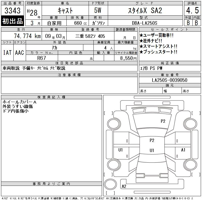 Аукционный лист