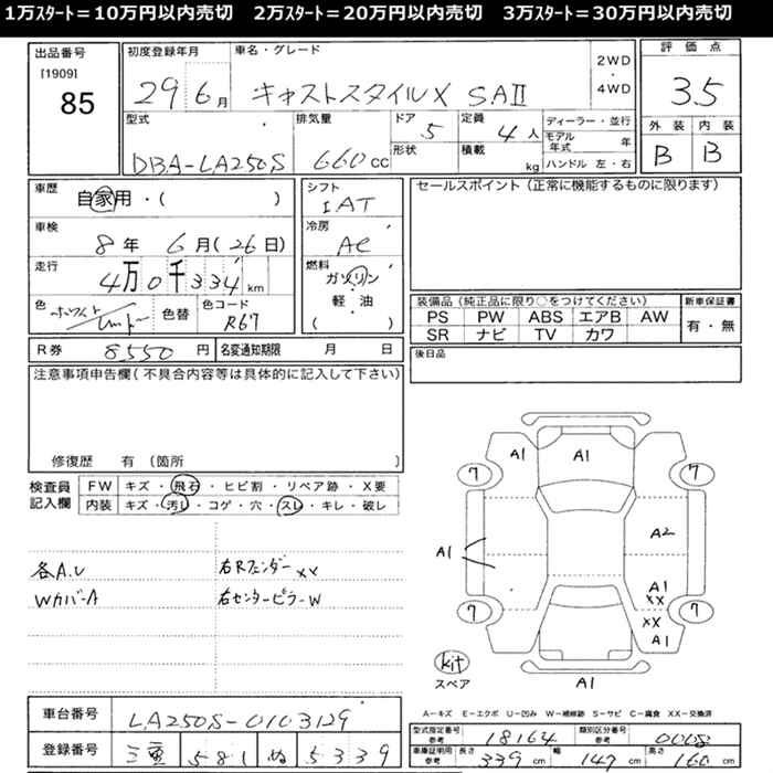 Аукционный лист