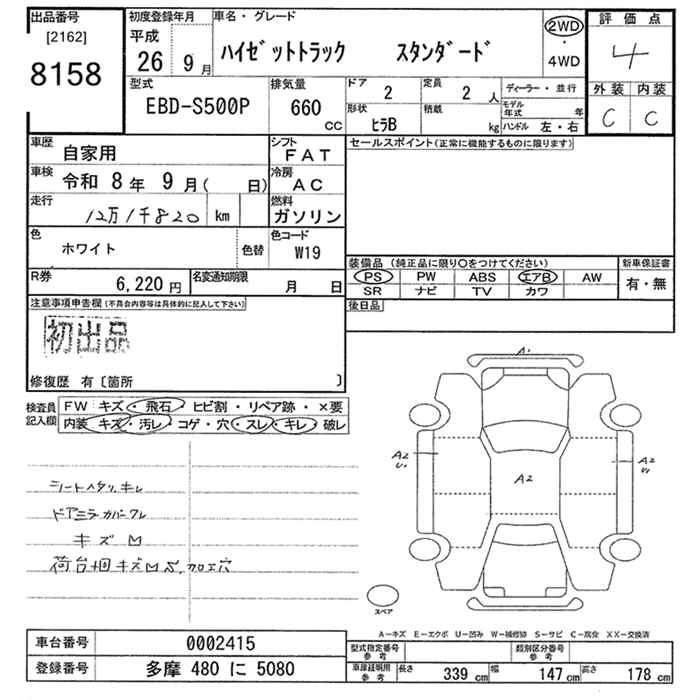 Аукционный лист