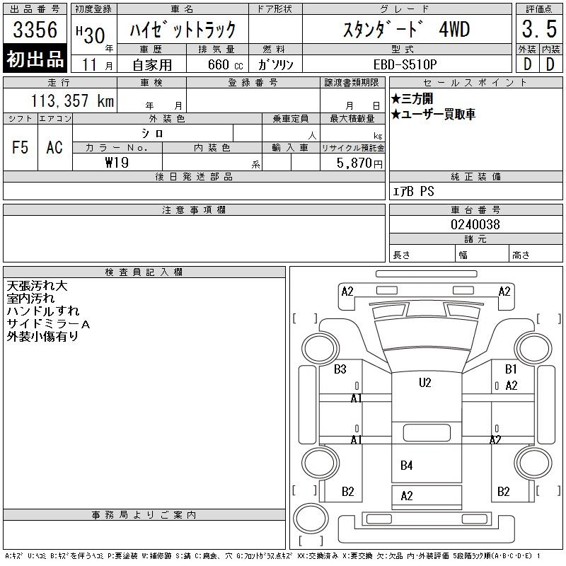 Аукционный лист
