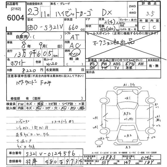 Аукционный лист