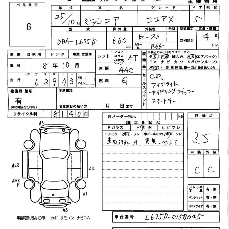 Аукционный лист