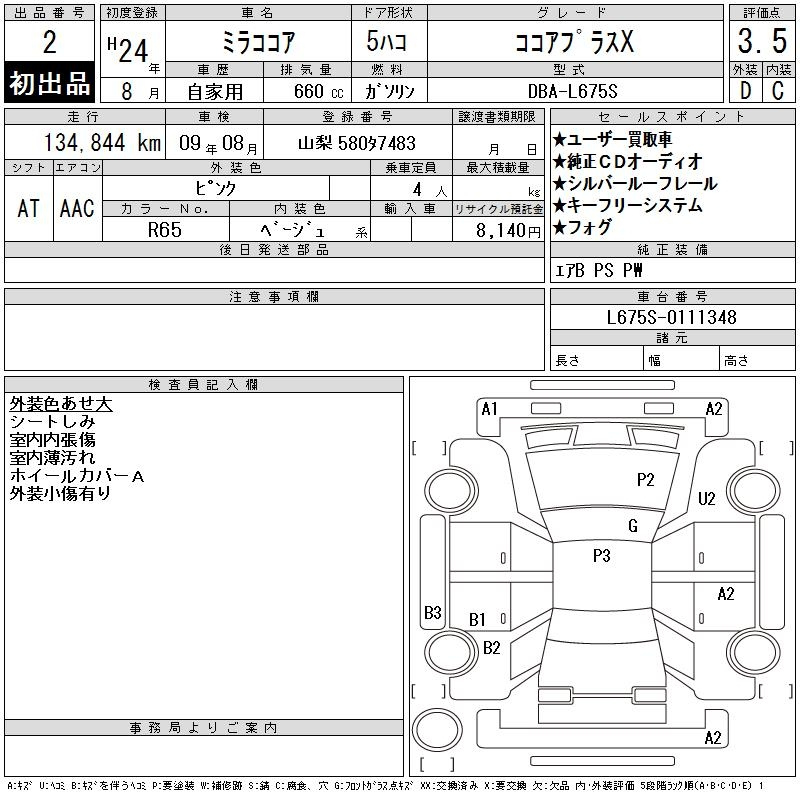 Аукционный лист