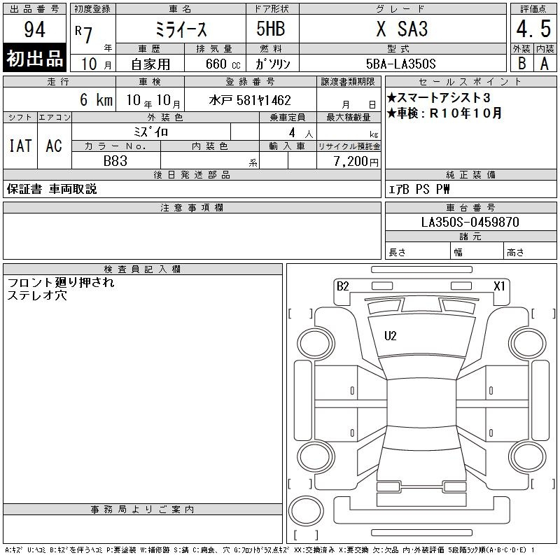 Аукционный лист