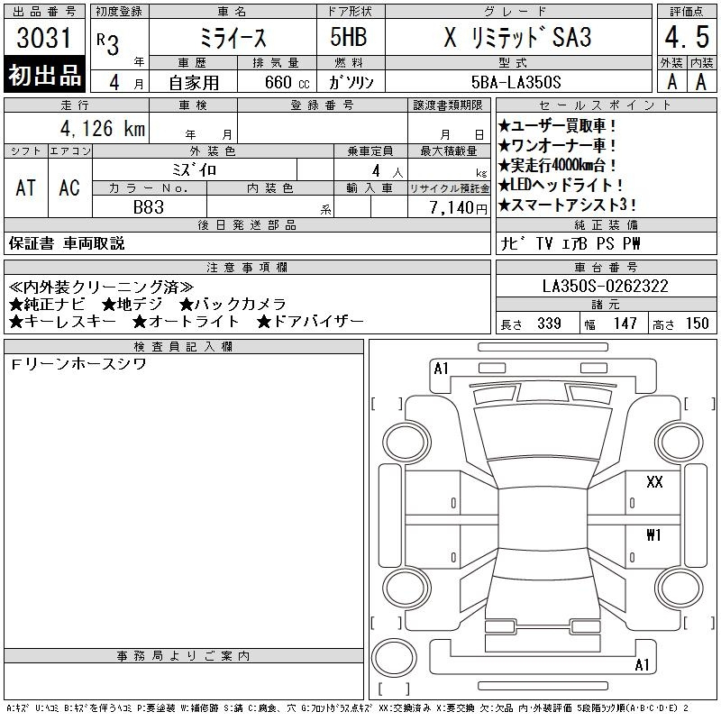 Аукционный лист