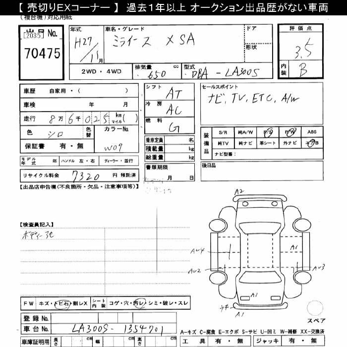 Аукционный лист