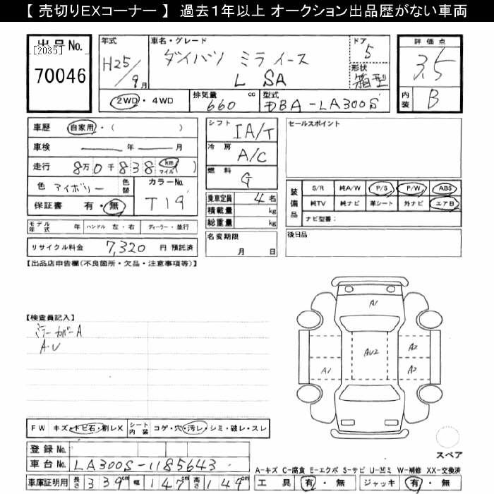 Аукционный лист
