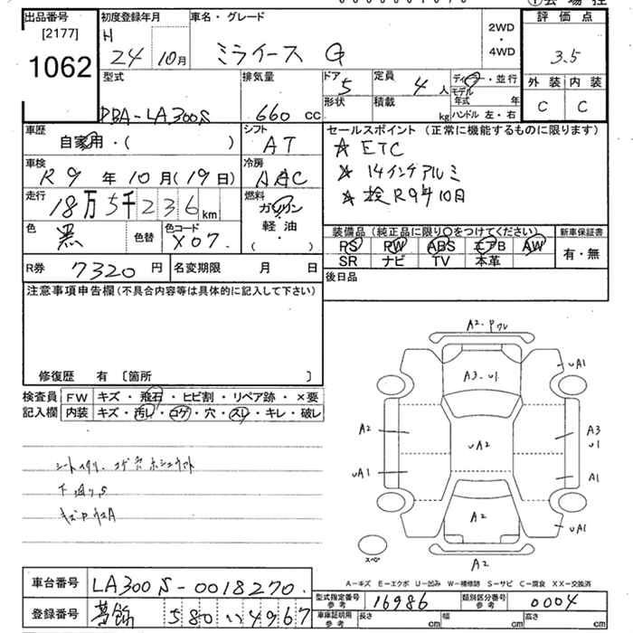 Аукционный лист
