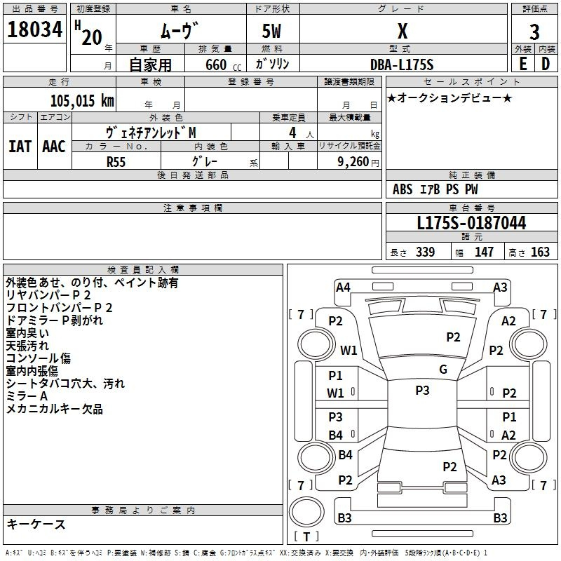 Аукционный лист