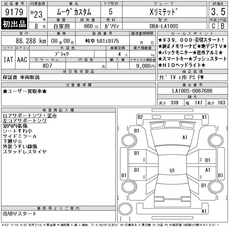 Аукционный лист