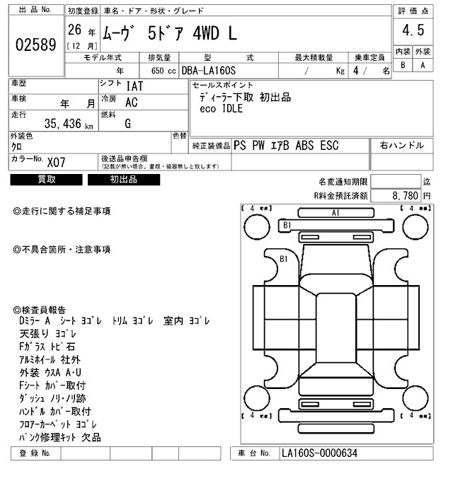 Аукционный лист