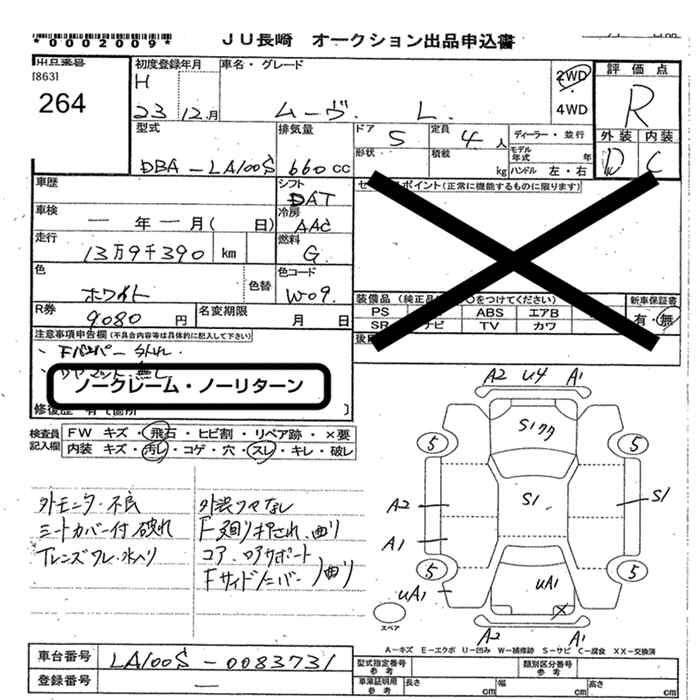 Аукционный лист
