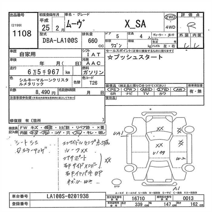 Аукционный лист