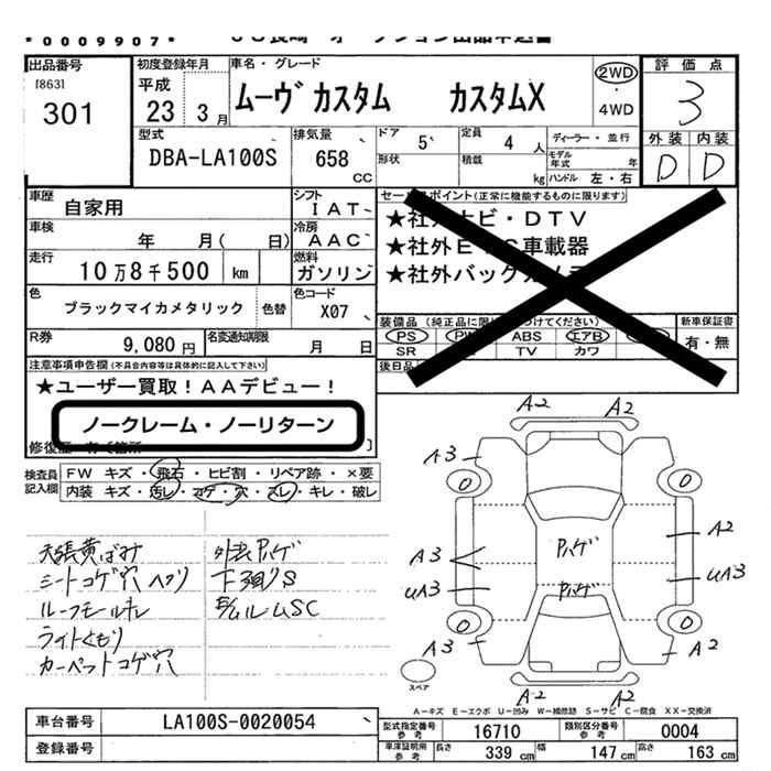 Аукционный лист