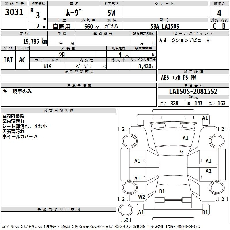 Аукционный лист
