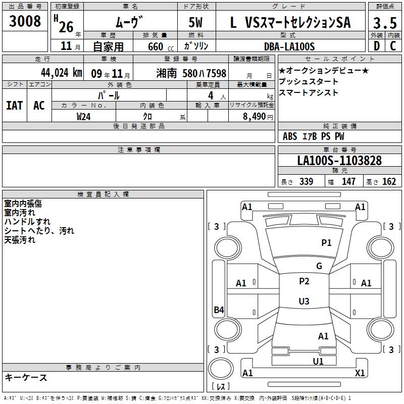 Аукционный лист