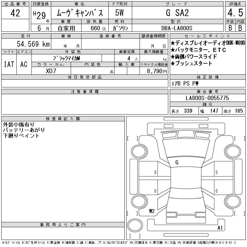 Аукционный лист