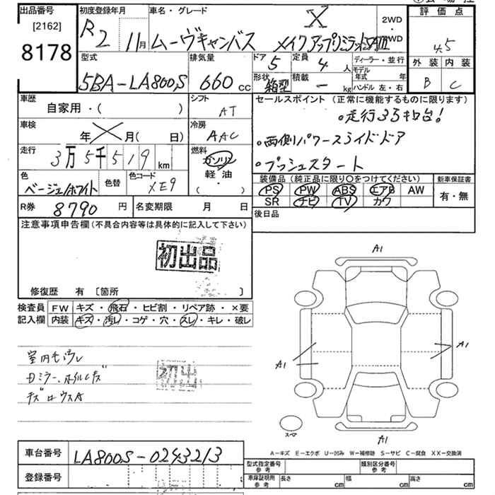 Аукционный лист