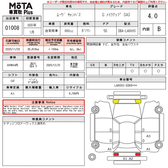 Аукционный лист