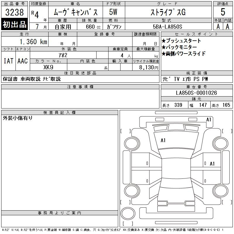 Аукционный лист