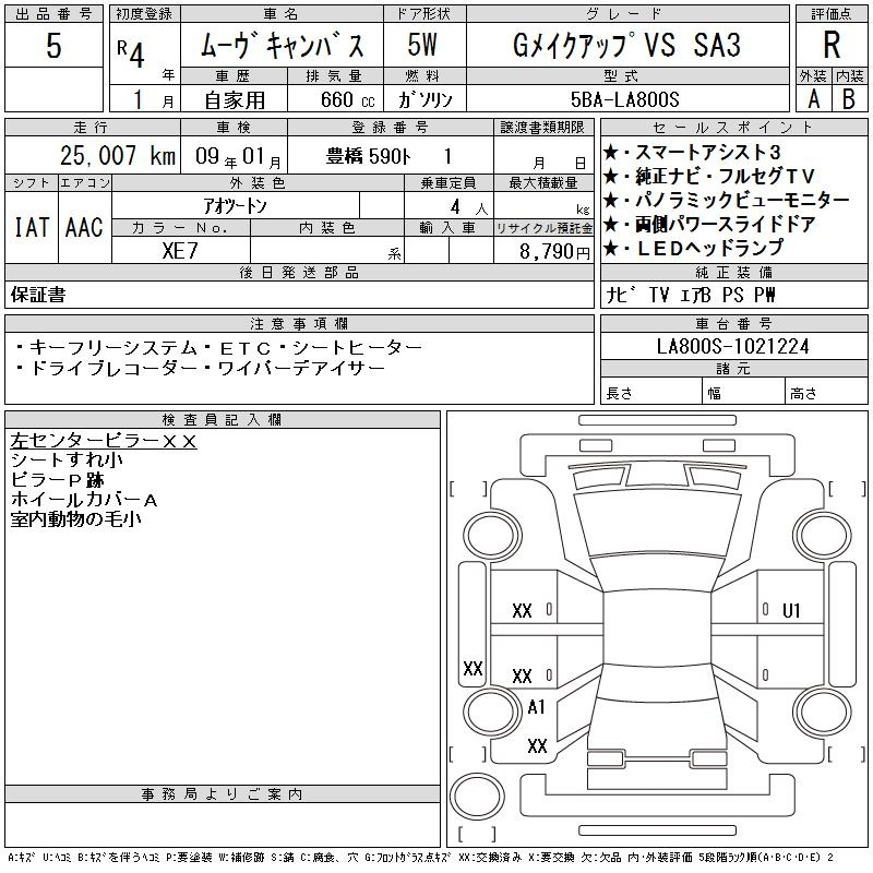 Аукционный лист