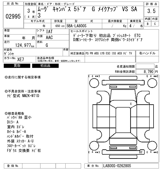 Аукционный лист