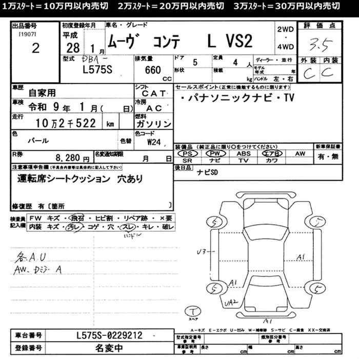 Аукционный лист
