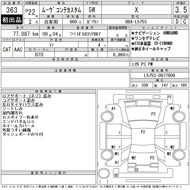 Аукционный лист