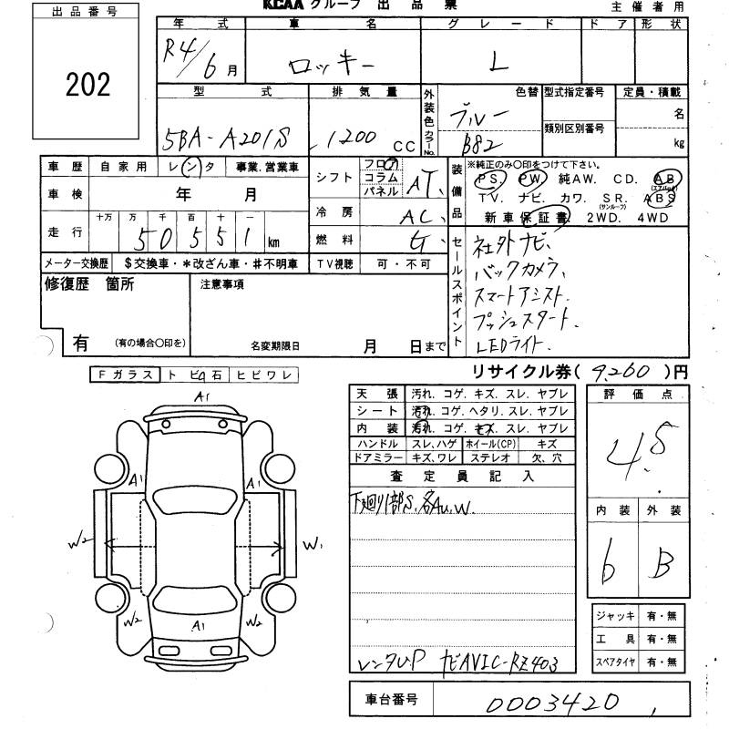 Аукционный лист