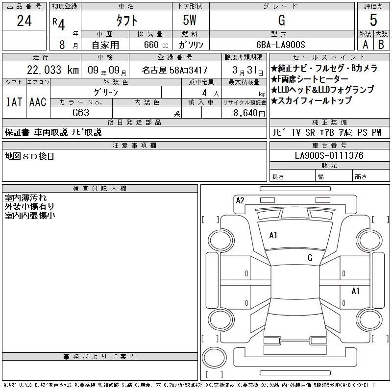 Аукционный лист