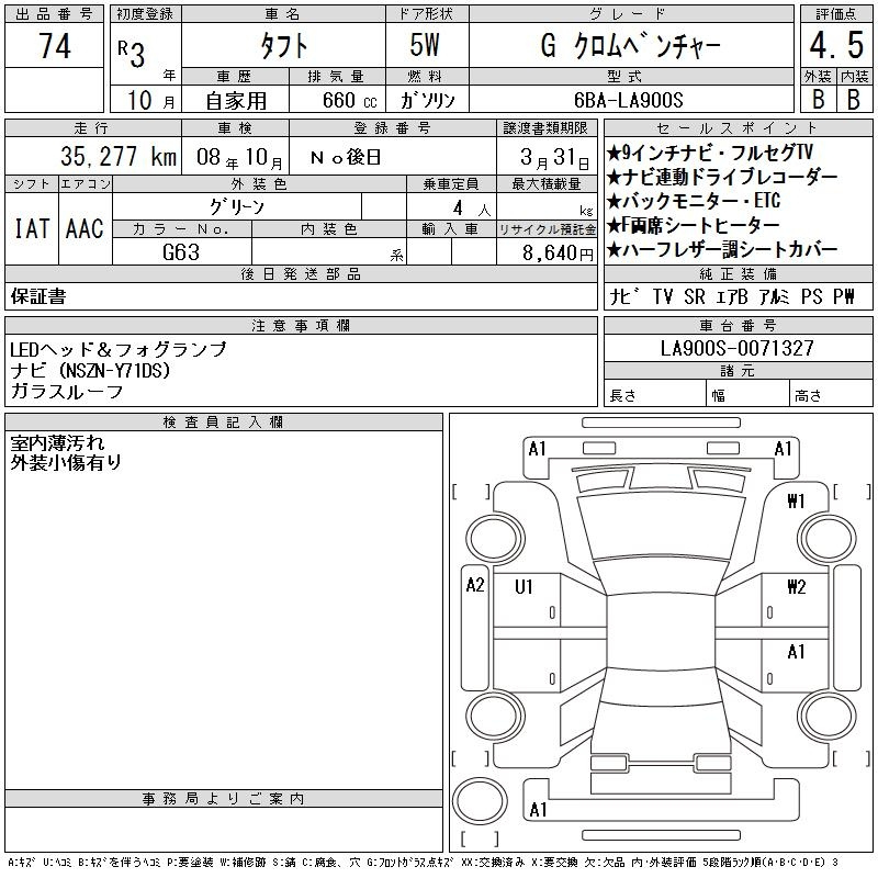 Аукционный лист