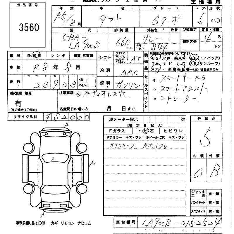 Аукционный лист
