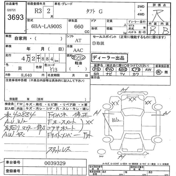 Аукционный лист