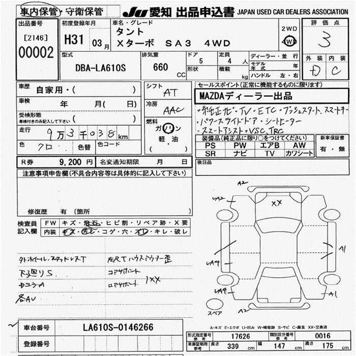 Аукционный лист