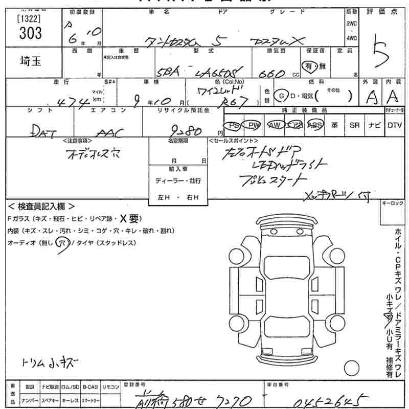 Аукционный лист