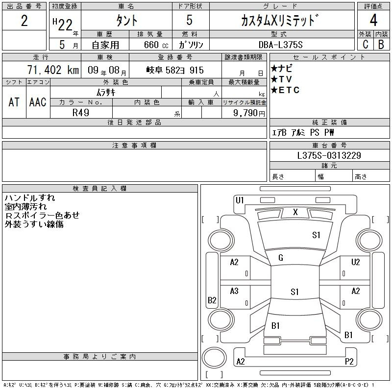 Аукционный лист