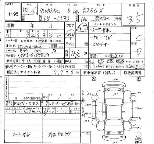 Аукционный лист