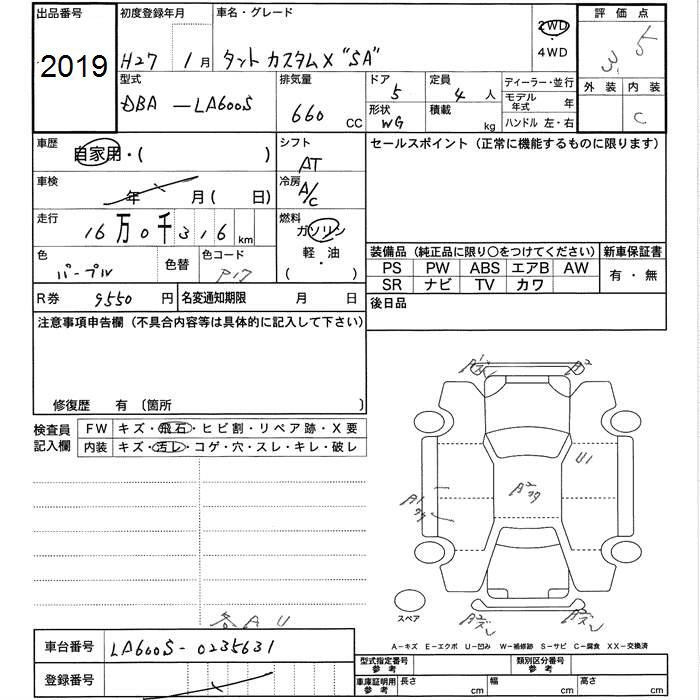 Аукционный лист