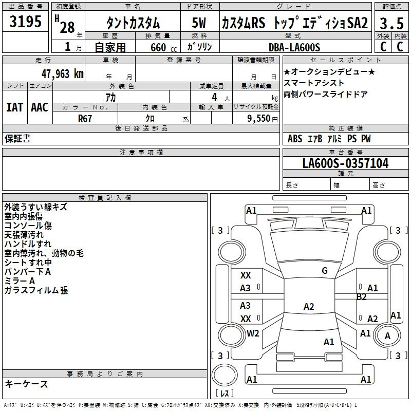 Аукционный лист
