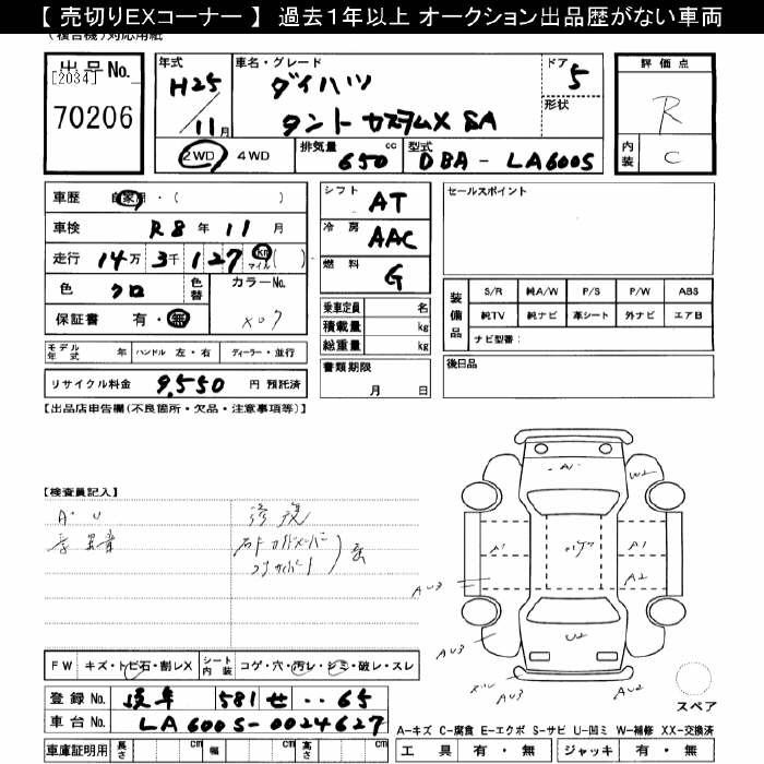 Аукционный лист