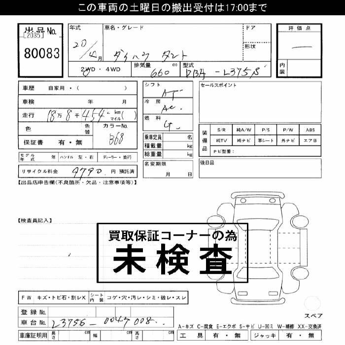 Аукционный лист