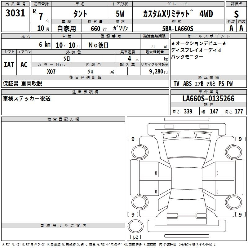 Аукционный лист