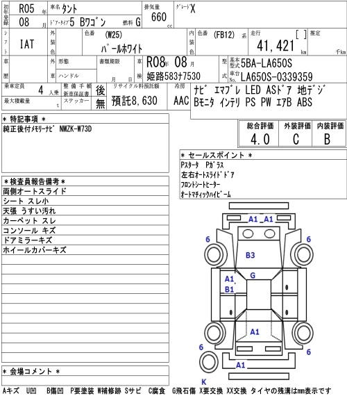 Аукционный лист