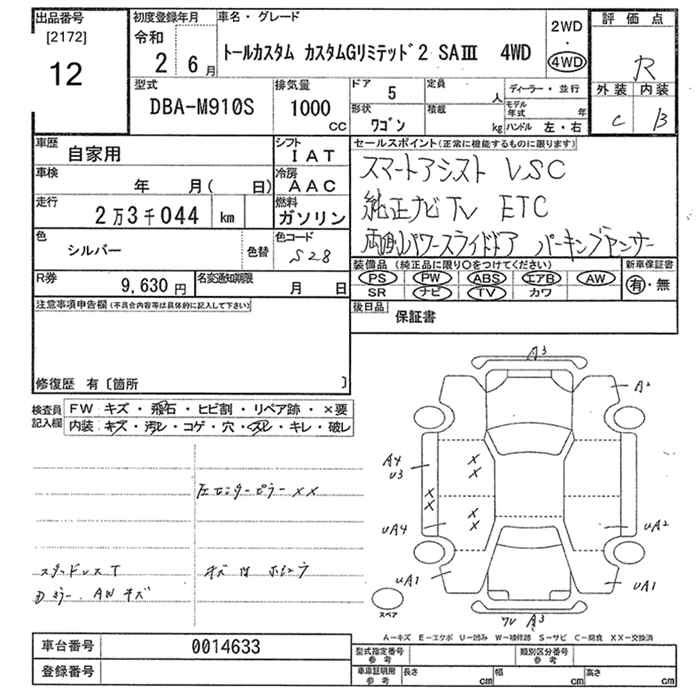 Аукционный лист