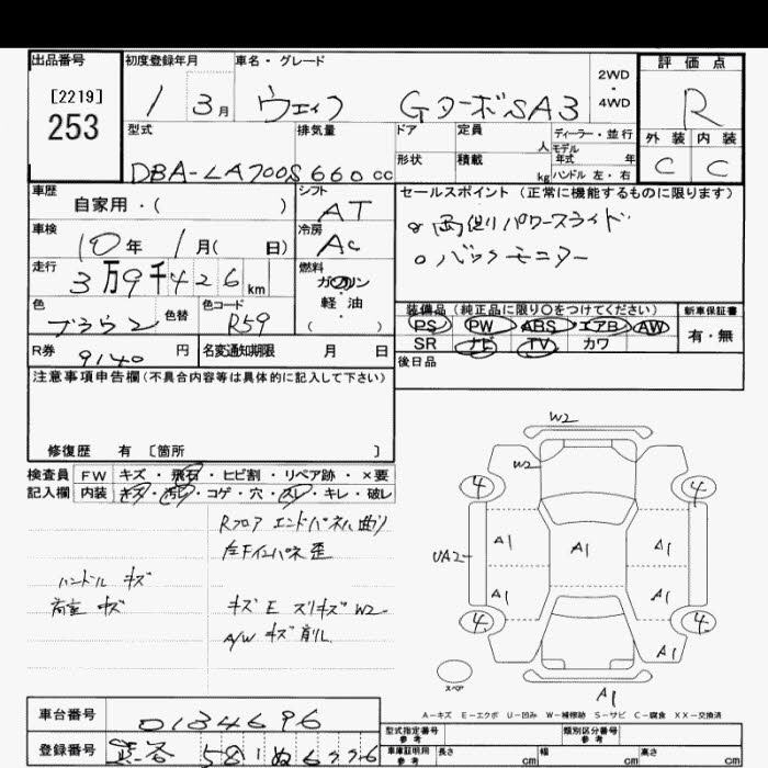 Аукционный лист