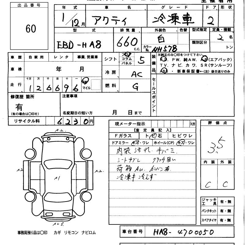 Аукционный лист
