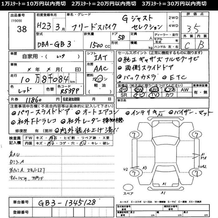 Аукционный лист